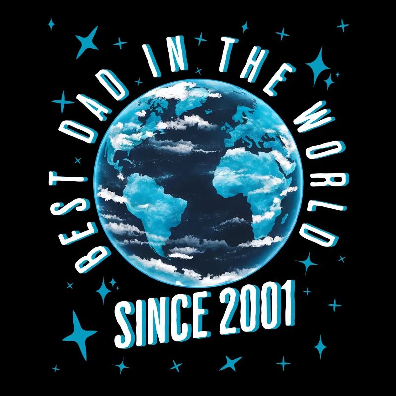 Bester Papa der Welt seit 2001 Vatertag
