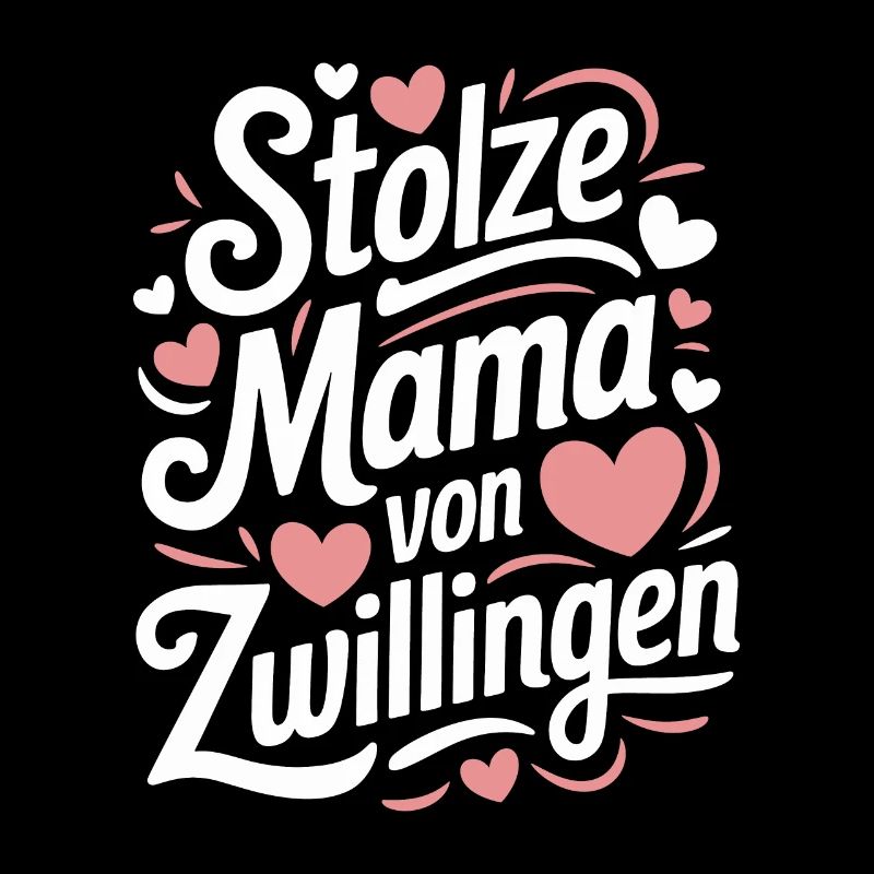 Zwillingsmama Zwillings Mutter Mama von Zwillingen