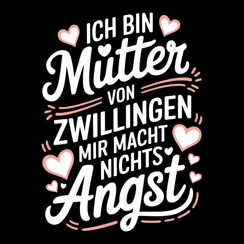 Zwillingsmama Zwillings Mutter Mama von Zwillingen