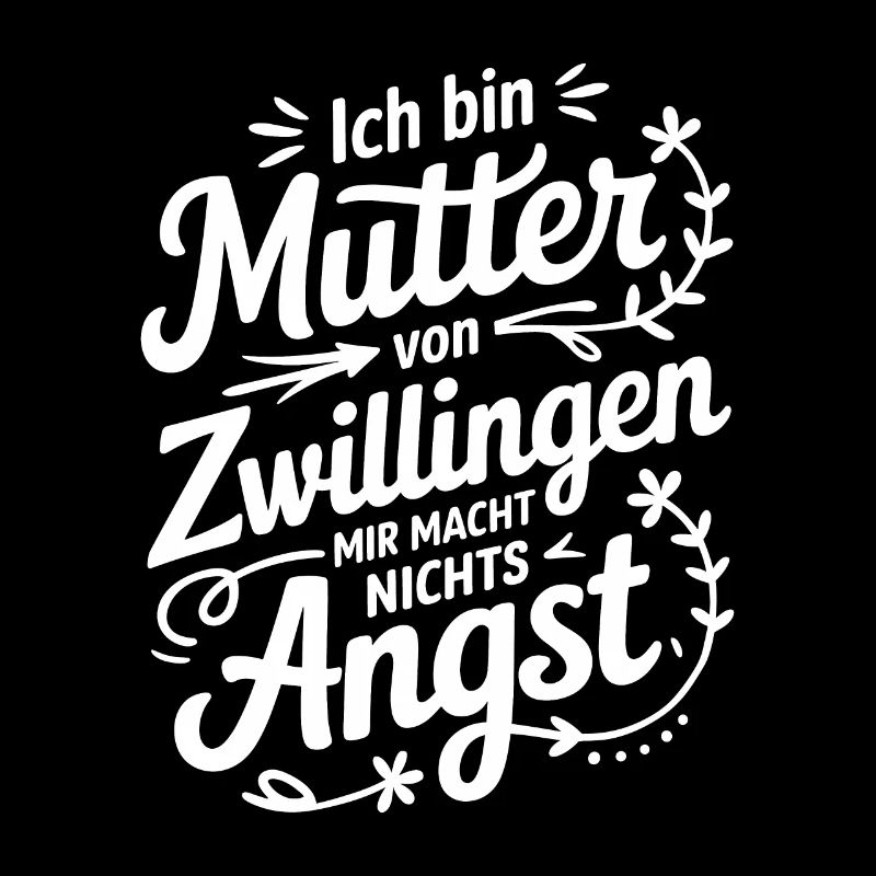 Zwillingsmama Zwillings Mutter Mama von Zwillingen