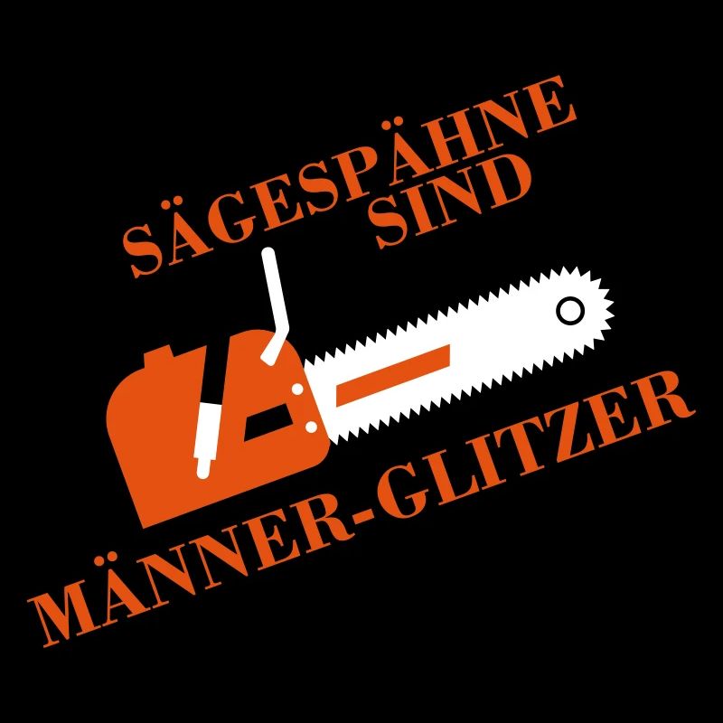 Sägespähne sind Männer Glitzer
