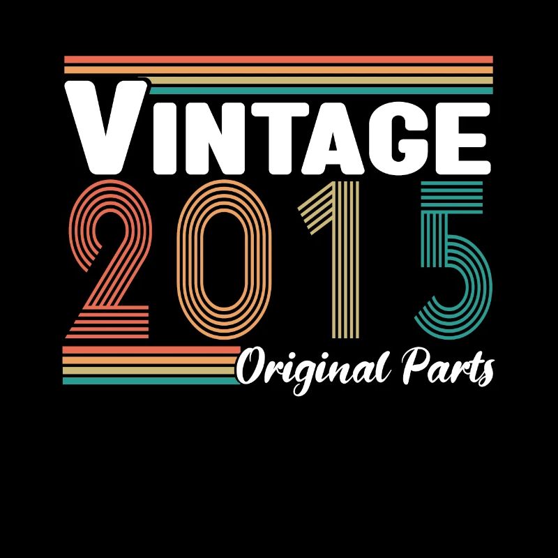 Vintage 2015 Originalteile Geburtstagsgeschenk