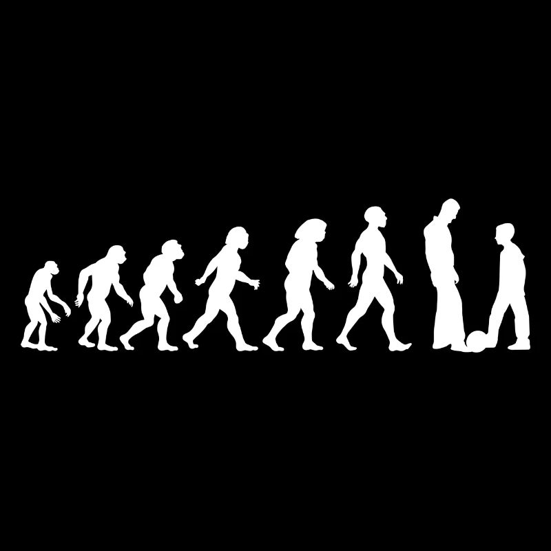 Fussball Fußballer Papa Evolution Vater Geschenk