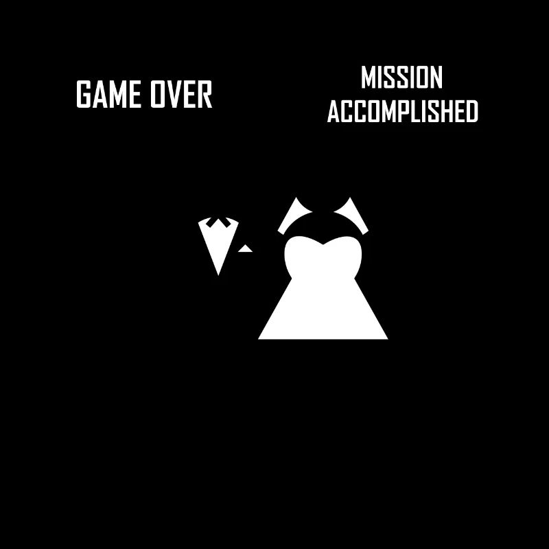 Just Married Junggesellenabschied Game Over