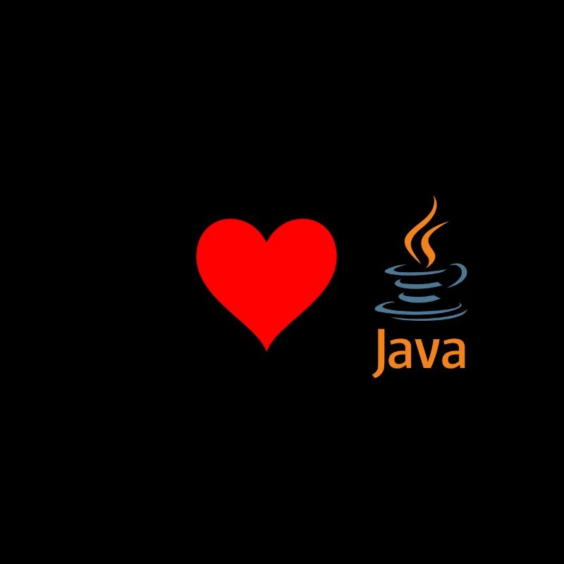 Ich liebe Java | Programmierer Fan Motiv | Weiß