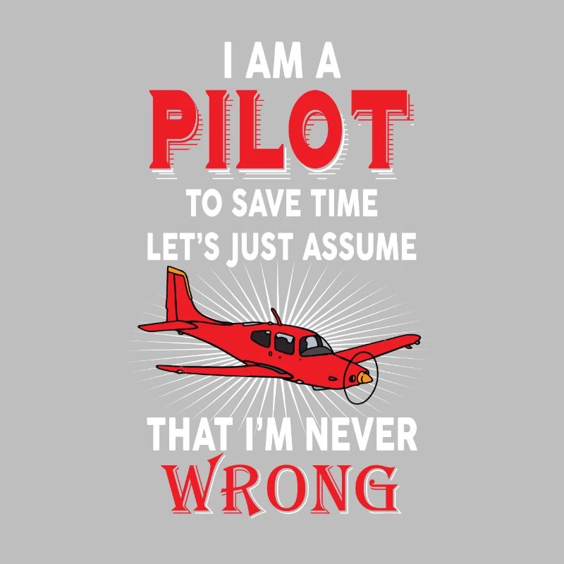 Pilot Piloten Spruch Geschenk