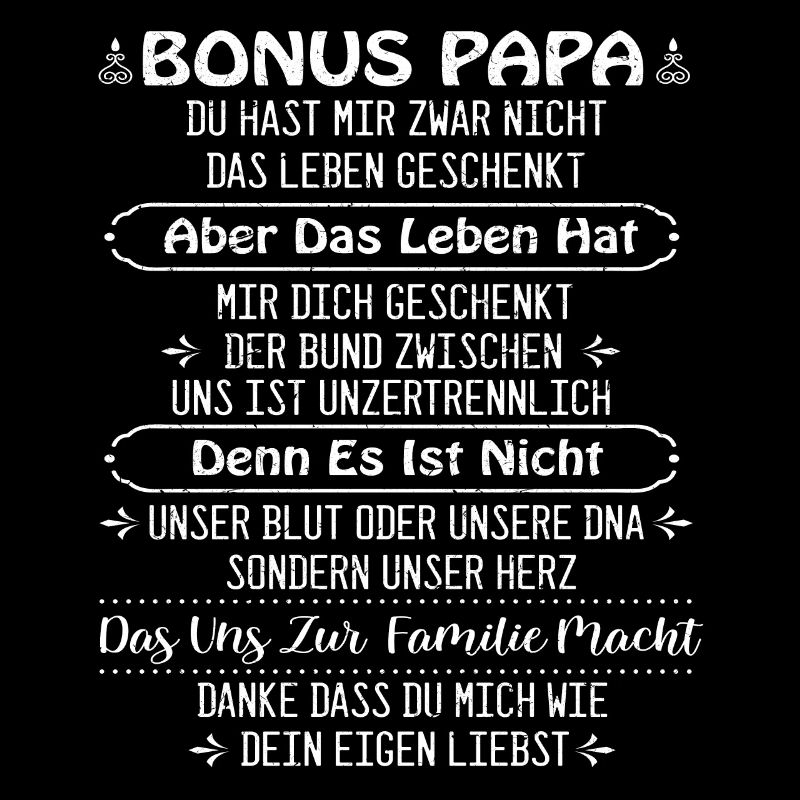 Bonus Papa Stiefvater Geschenk