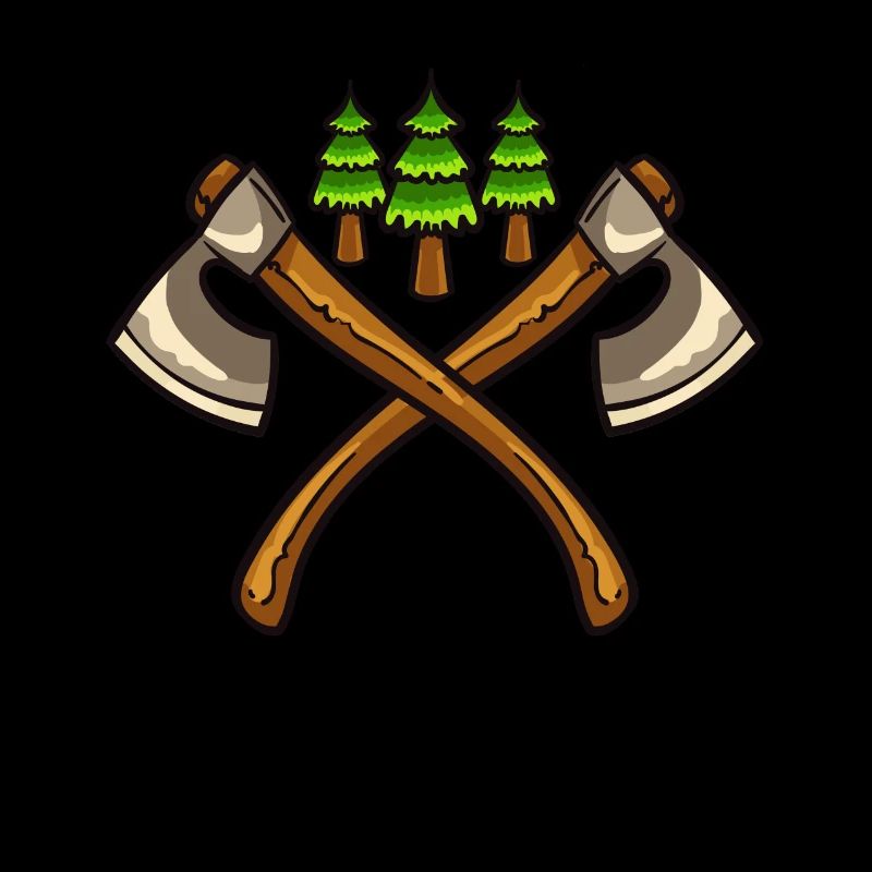 Forêt de bûcherons forestier