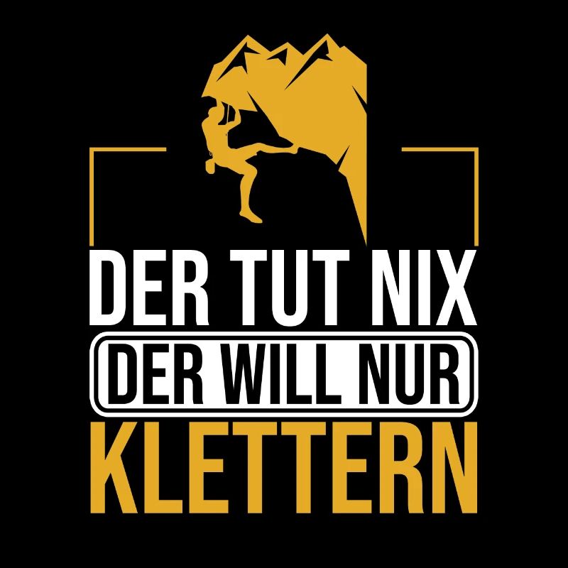 Der tut nix der will nur Klettern Kletterer