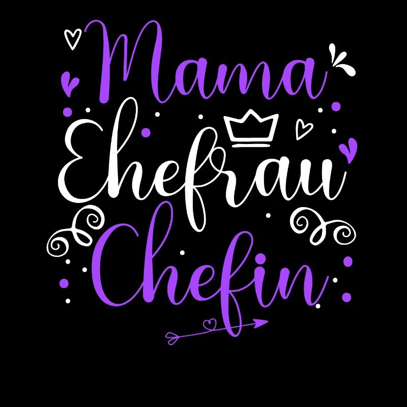 Mama Ehefrau Chefin Herz Muttertag Geschenk