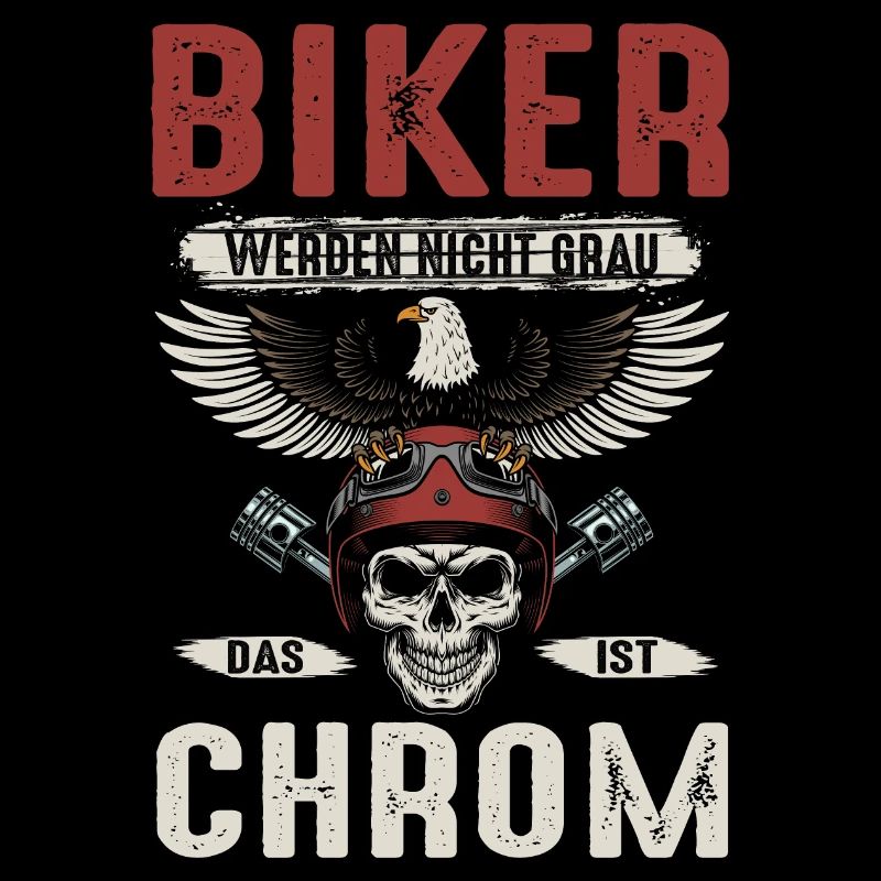 Biker Motorradfahrer Chrom