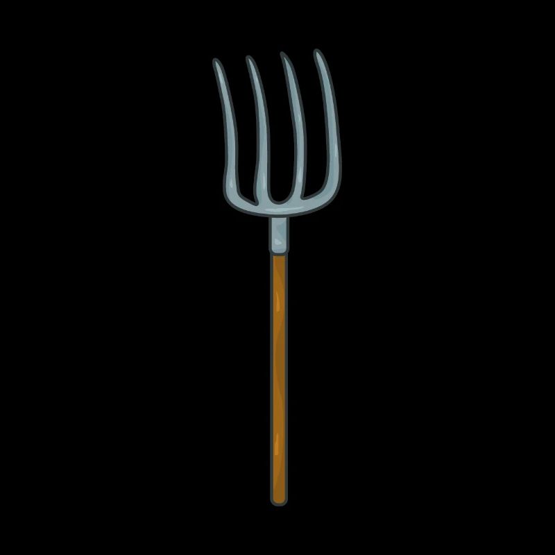 Pitchfork farmer