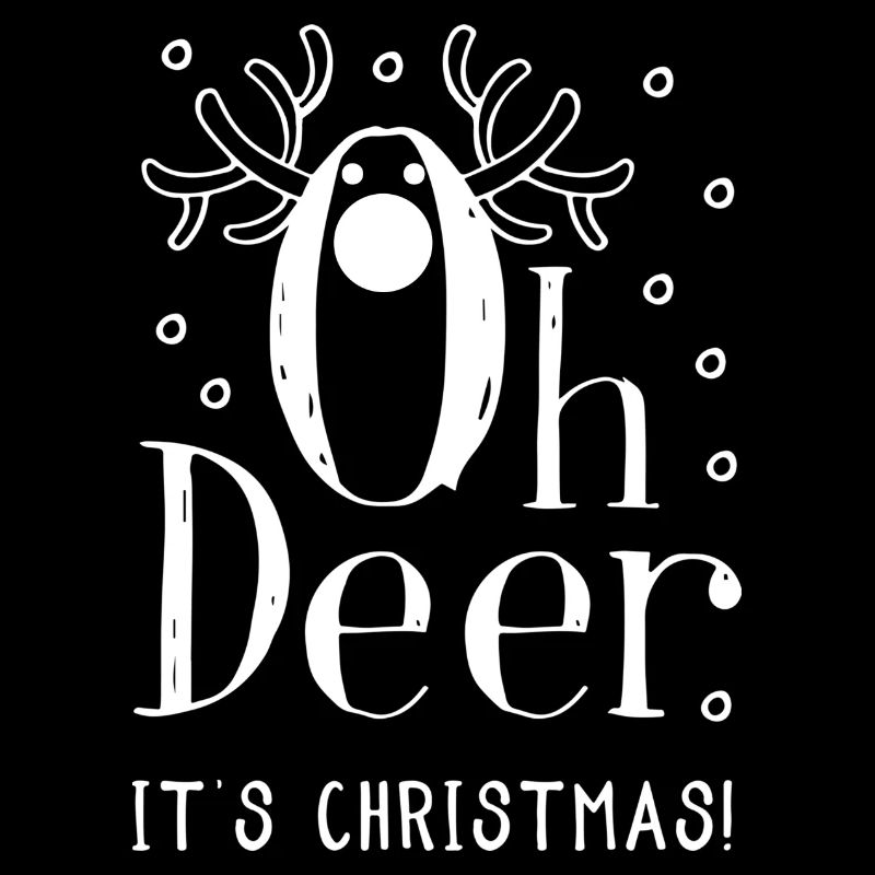 Oh Deer It s Chritsmas - Noël des rennes