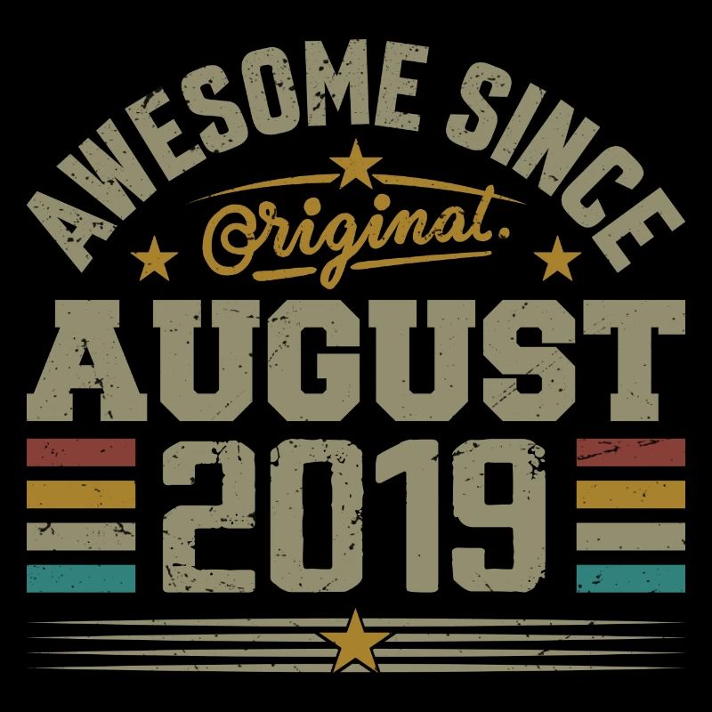 Août 2019 Anniversaire Août 2019 August 2019 Rétro