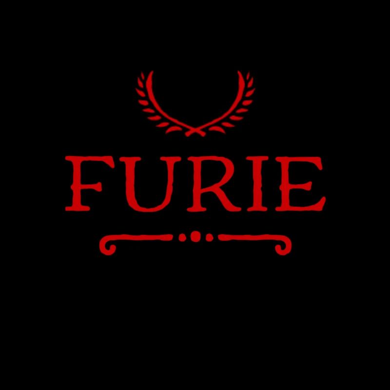 vor dir steht eine Furie