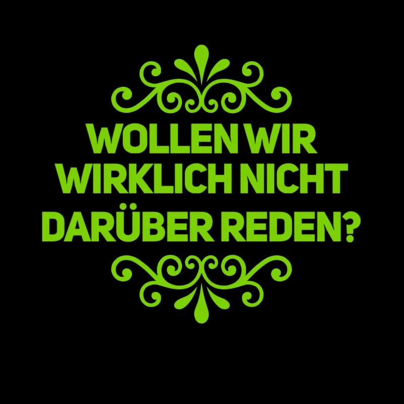 wer will reden?