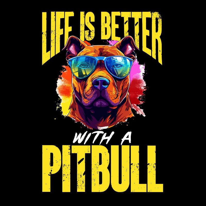 Pitbull Pittie - Life Is Better With A Pitbull