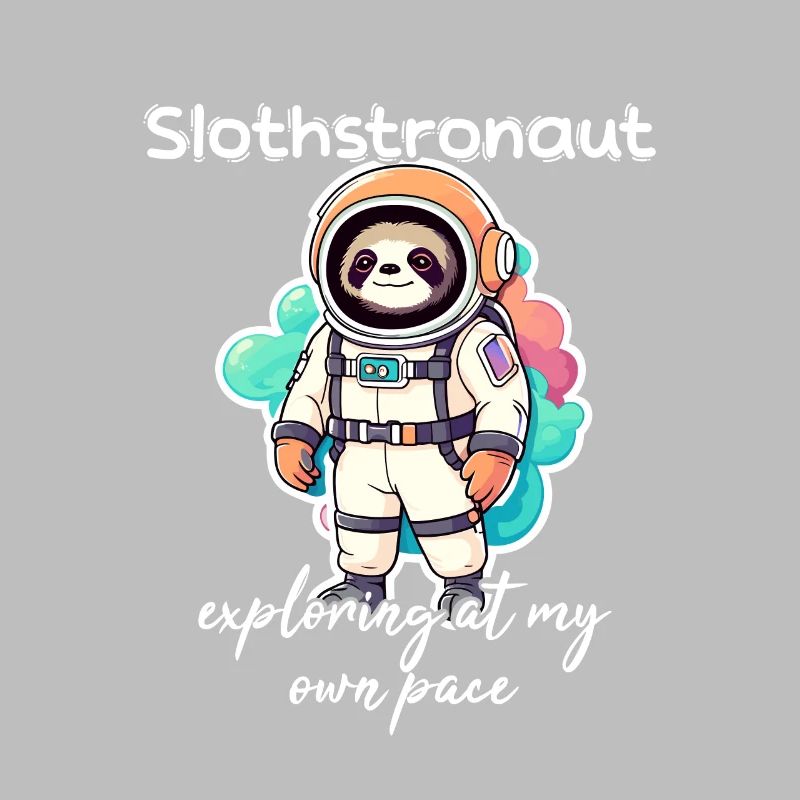 Slothstronaut Exploring At My Own Pace - Sloth