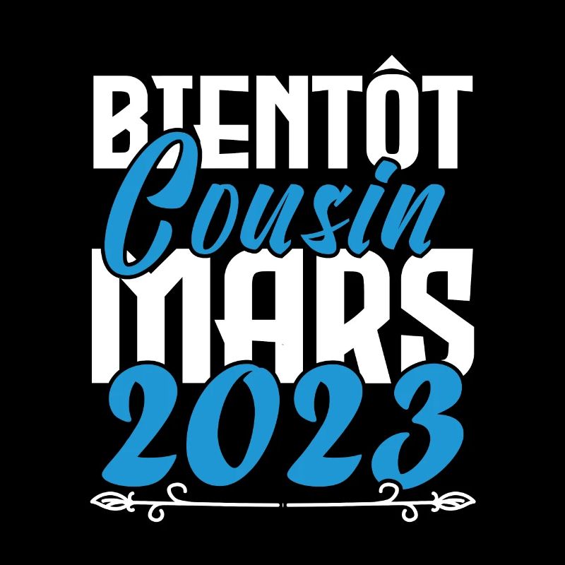 Cadeau Annonce grossesse bientôt Cousin Mars 2023.