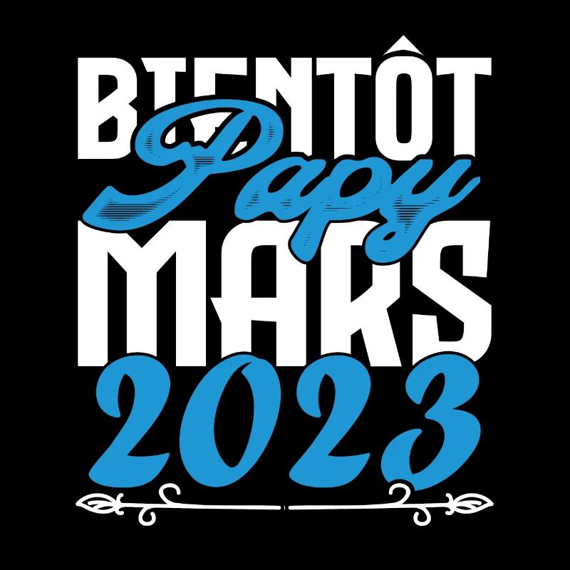 Cadeau Annonce grossesse. bientôt Papy Mars 2023.