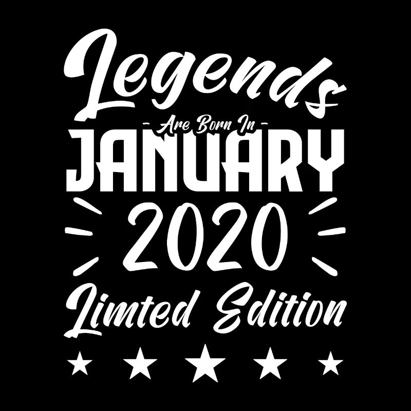Naissance En Janvier 2020. Cadeau d'anniversaire.