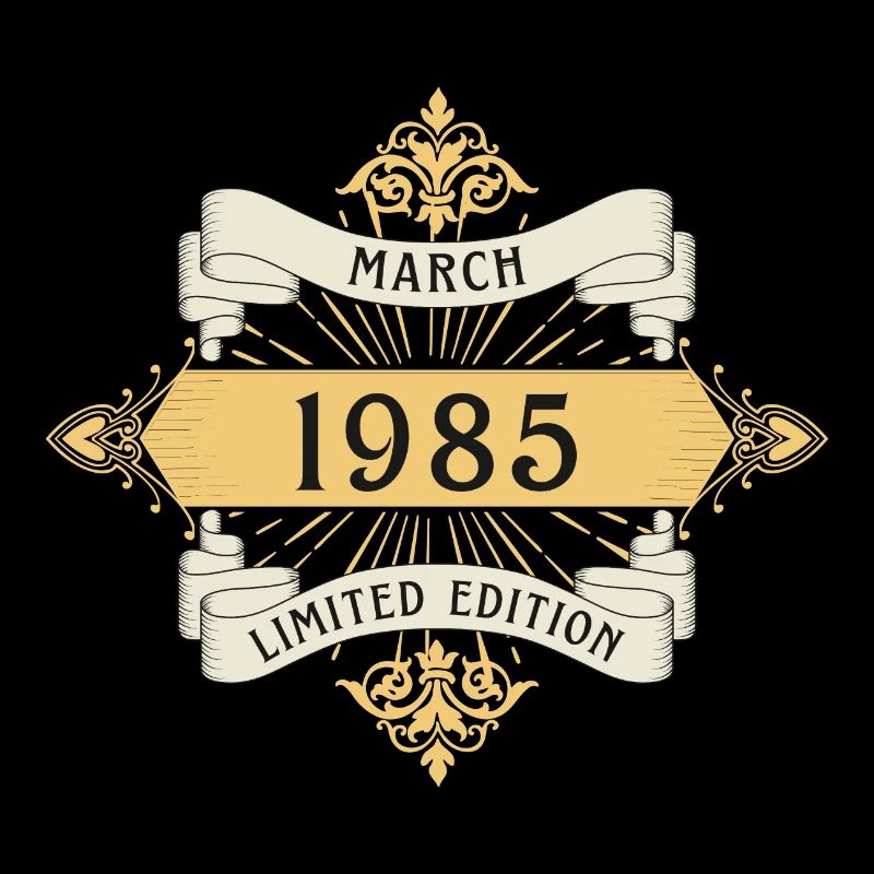 März 1985 Geburtstag Limited Edition