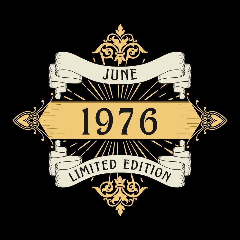Juni 1976 Geburtstag Limited Edition
