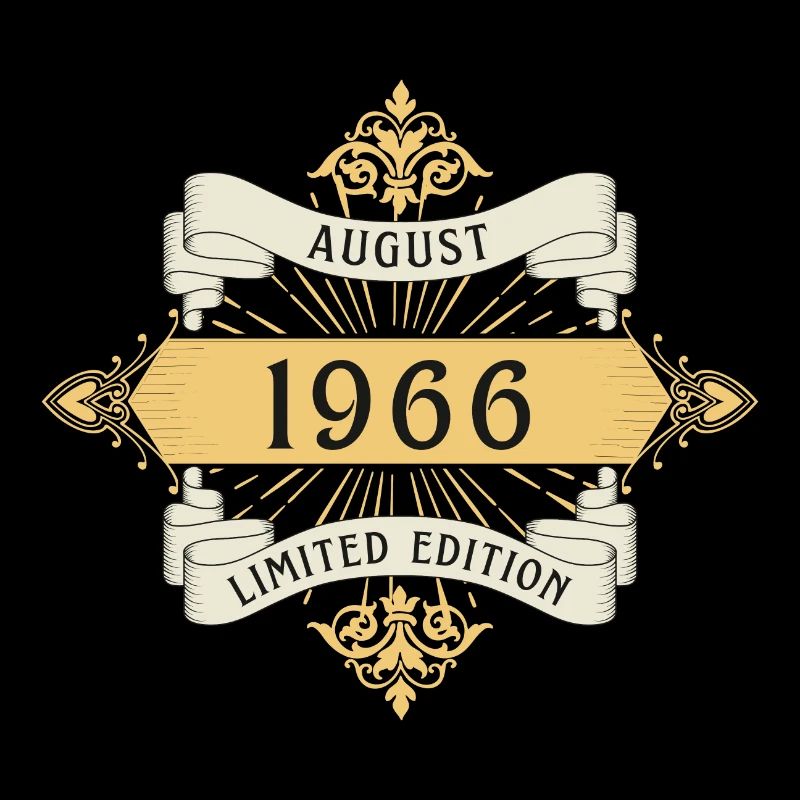 August 1966 Geburtstag Limited Edition