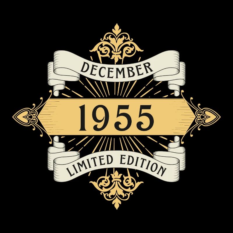 Dezember 1955 Geburtstag Limited Edition
