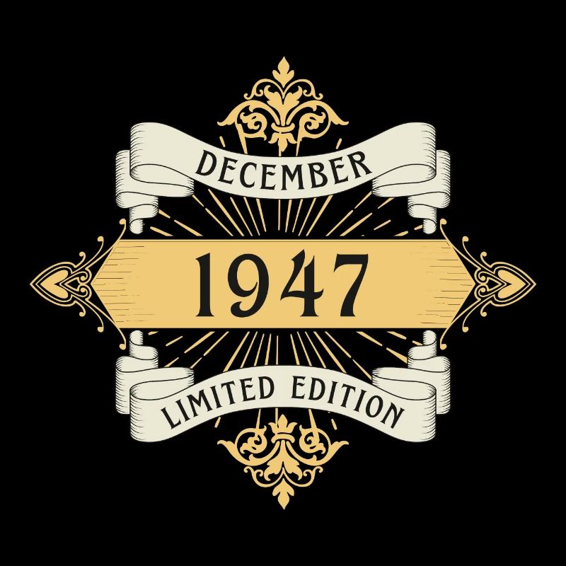 Anniversaire de décembre 1947 Édition limitée