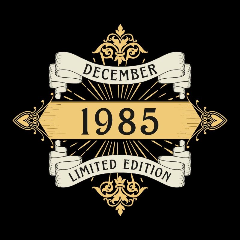 Dezember 1985 Geburtstag Limited Edition