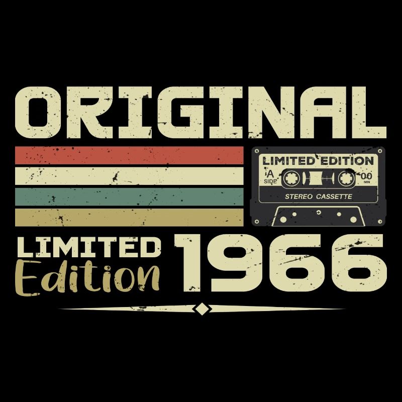 Retro 1966 Birthday Gift Born in 1966 Original