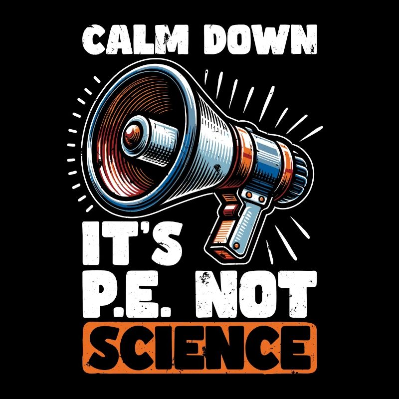 Instructeur d’éducation physique Calm Down C’est l’éducation physique