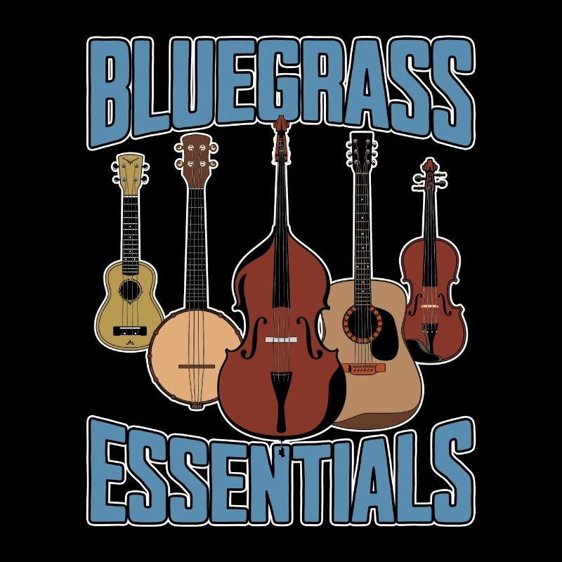Bluegrass Essentials String Instrument Music Lover