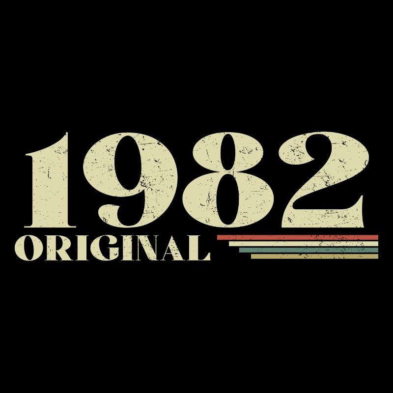 Original 1982 Vintage 1982 Birthday 1982 Retro