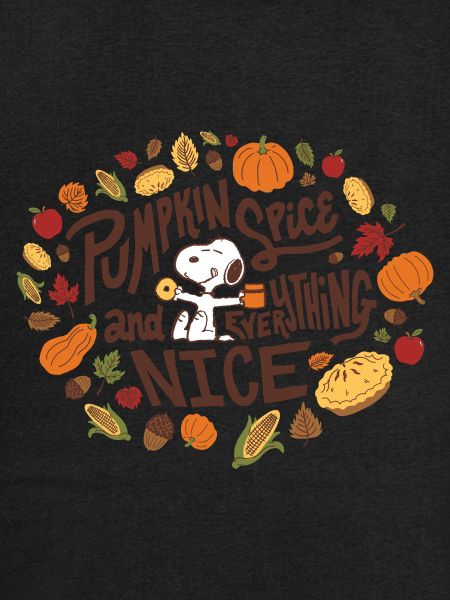 Peanuts Autumn Design With Quote And Snoopy