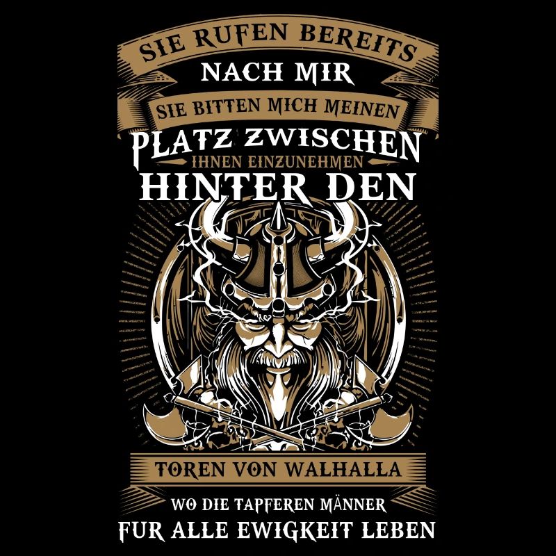 Sie warten bereits auf mich - Wikinger Design