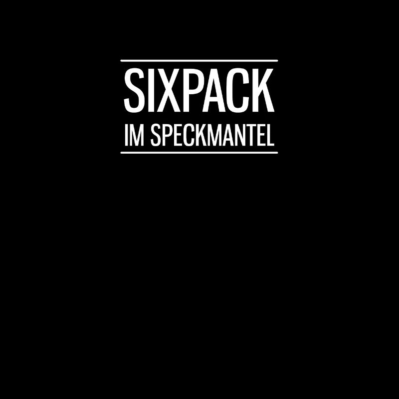 Six-pack in bacon coat. Bodybuilder Men's Sayings