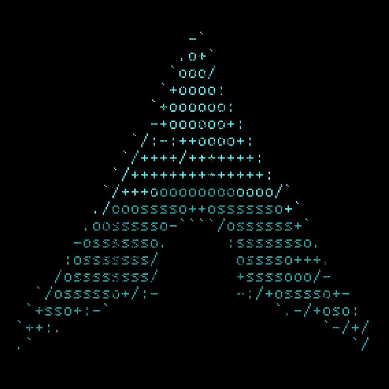 arch linux blau vintage