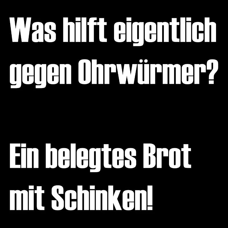 Brot mit Schinken weiß