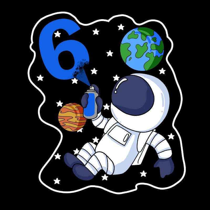 6e anniversaire astronaute cadeau garçon 6 ans