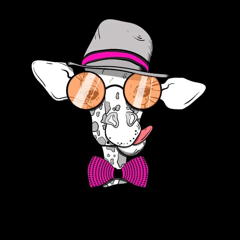 Girafe de hipster
