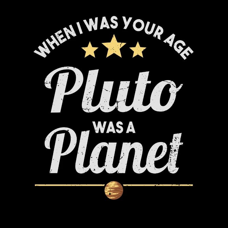 Pluton était une planète Pluton Vintage Planet Pluton
