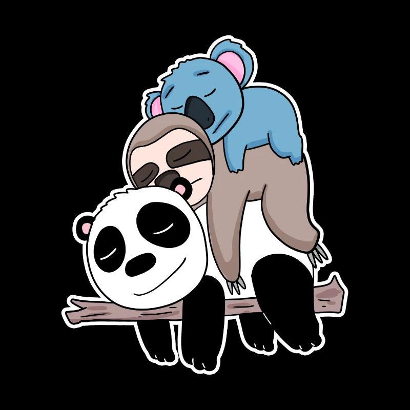 Panda Faultier et Koala
