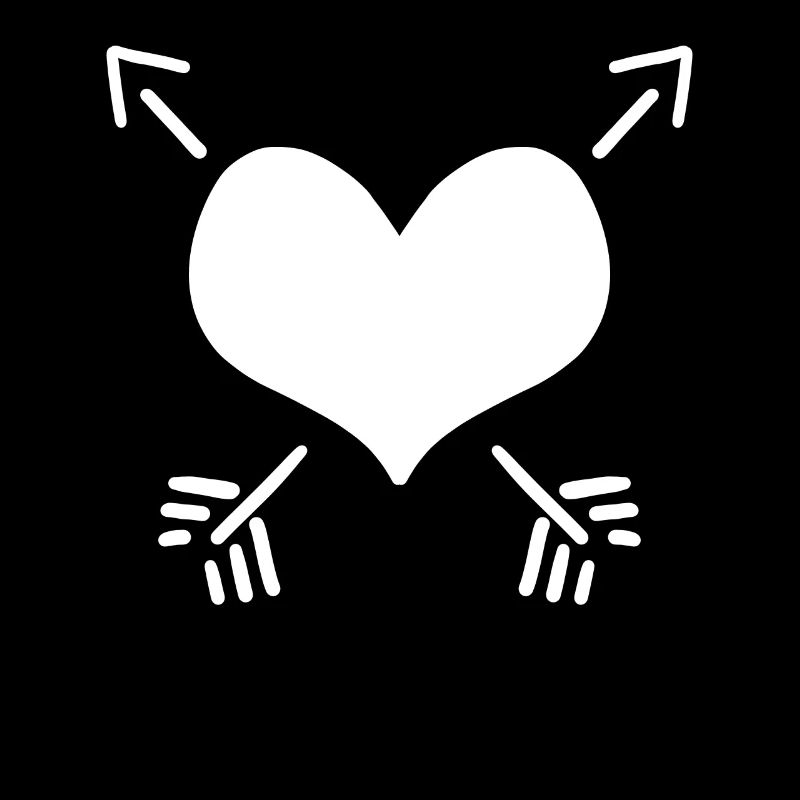 Flèche et coeur - coeur et flèche