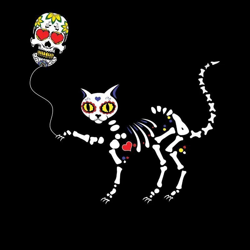 Sugarskull Cat Mexique Mexicain Happy Cinco De Mayo