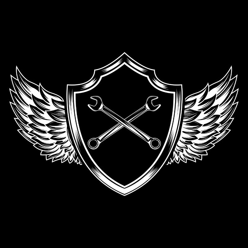 Clé à outils pour armoiries