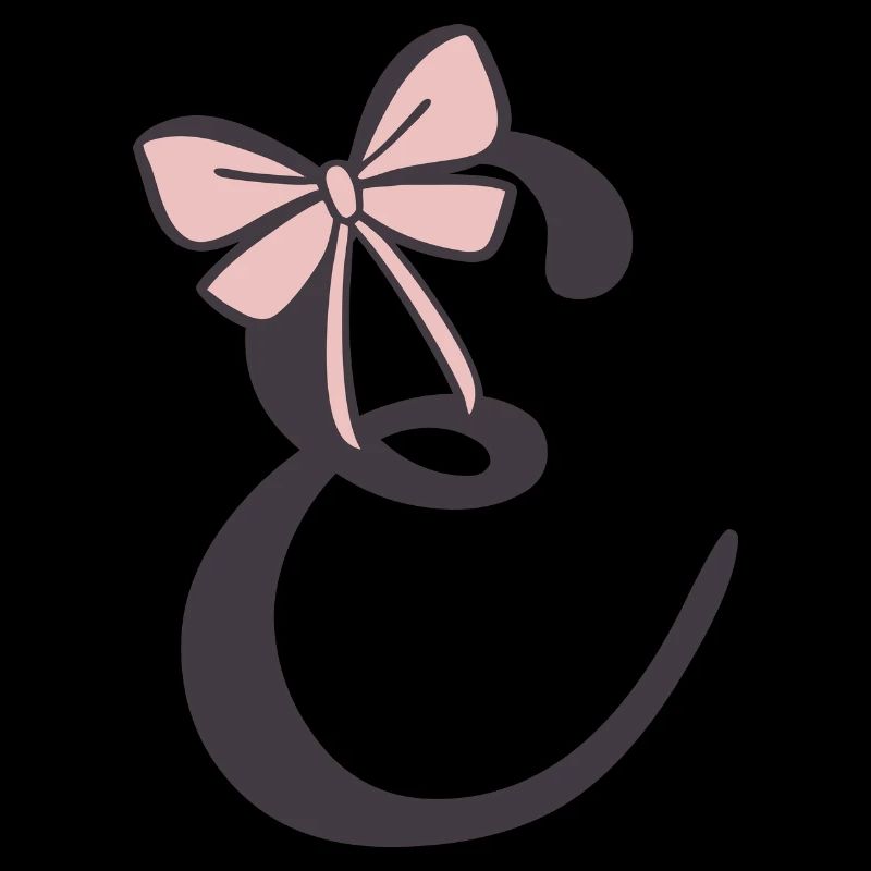 Anfangsbuchstabe E Schleifchen