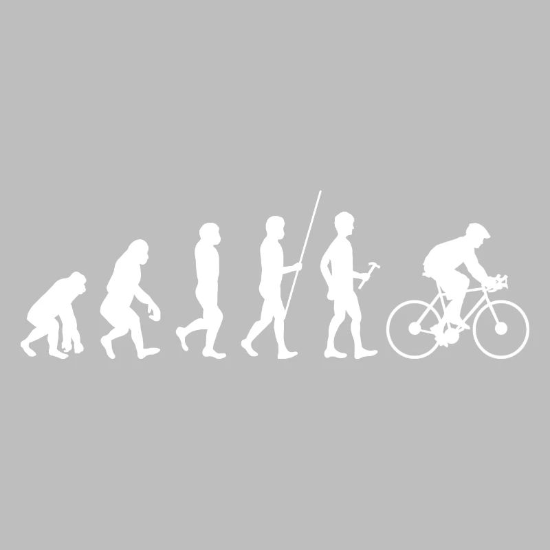 Rennrad Fahrer Evolution