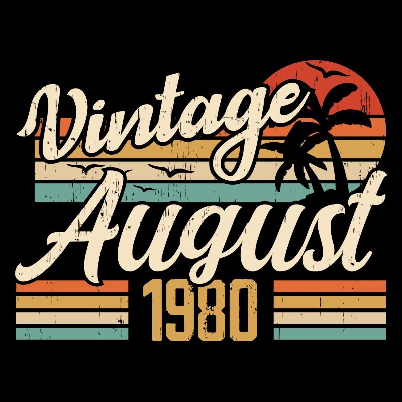 August 1980 Anniversary 1980 - August Legends Gift
